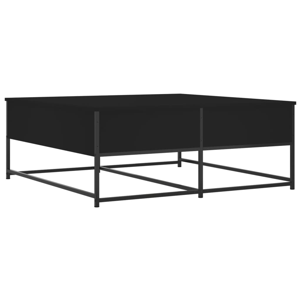 Tavolino da Salotto Nero 100x99x40 cm in Legno Multistrato - homemem39