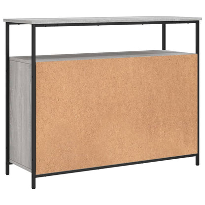 Credenza Grigio Sonoma 100x35x80 cm in Legno Multistrato - homemem39