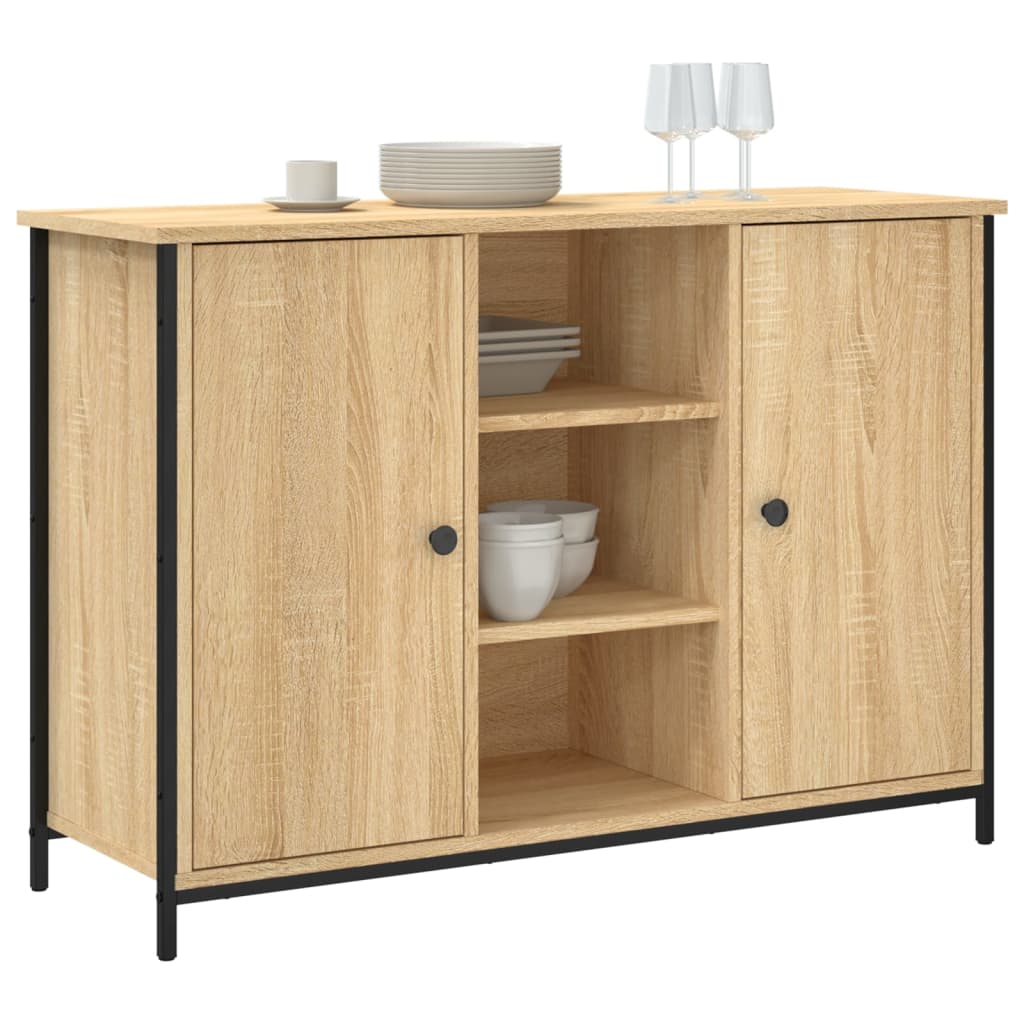 Credenza Rovere Sonoma 100x35x70 cm in Legno Multistrato - homemem39