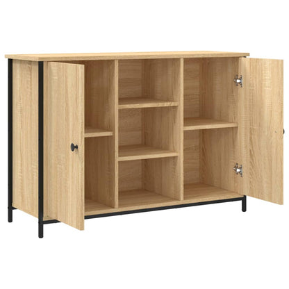 Credenza Rovere Sonoma 100x35x70 cm in Legno Multistrato - homemem39