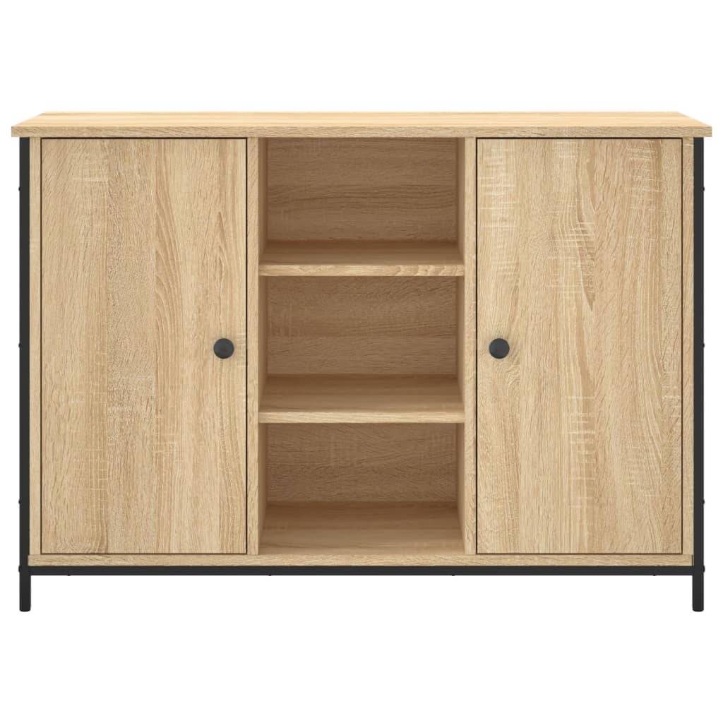 Credenza Rovere Sonoma 100x35x70 cm in Legno Multistrato - homemem39