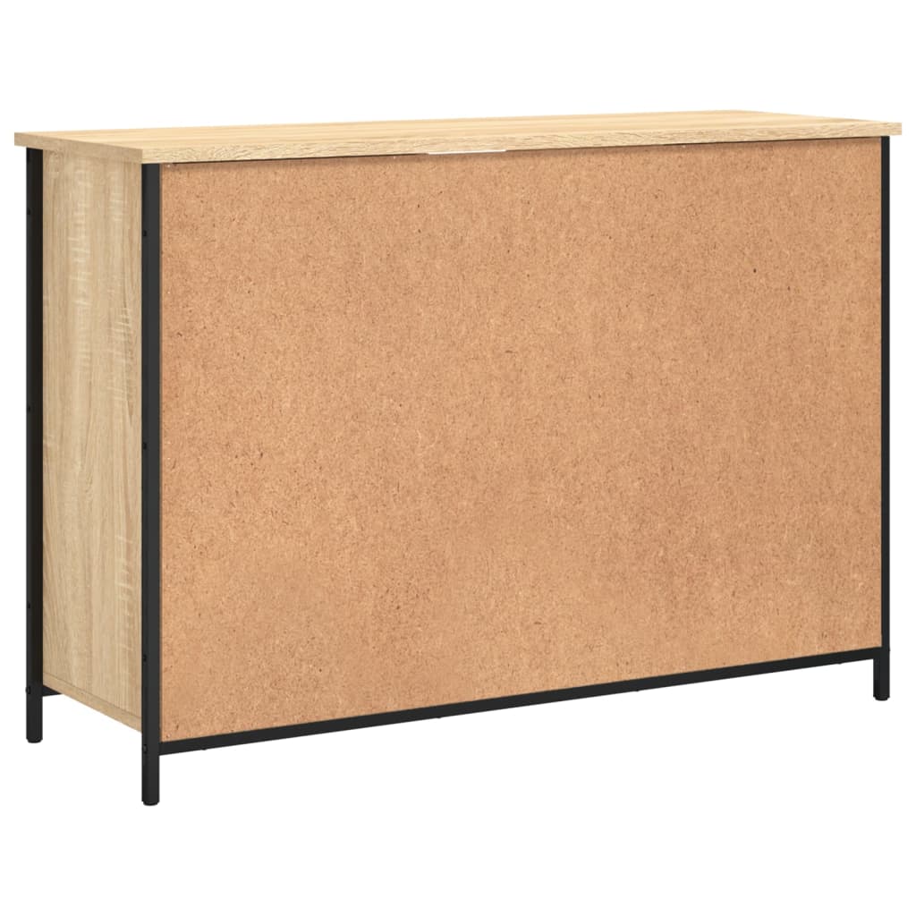 Credenza Rovere Sonoma 100x35x70 cm in Legno Multistrato - homemem39