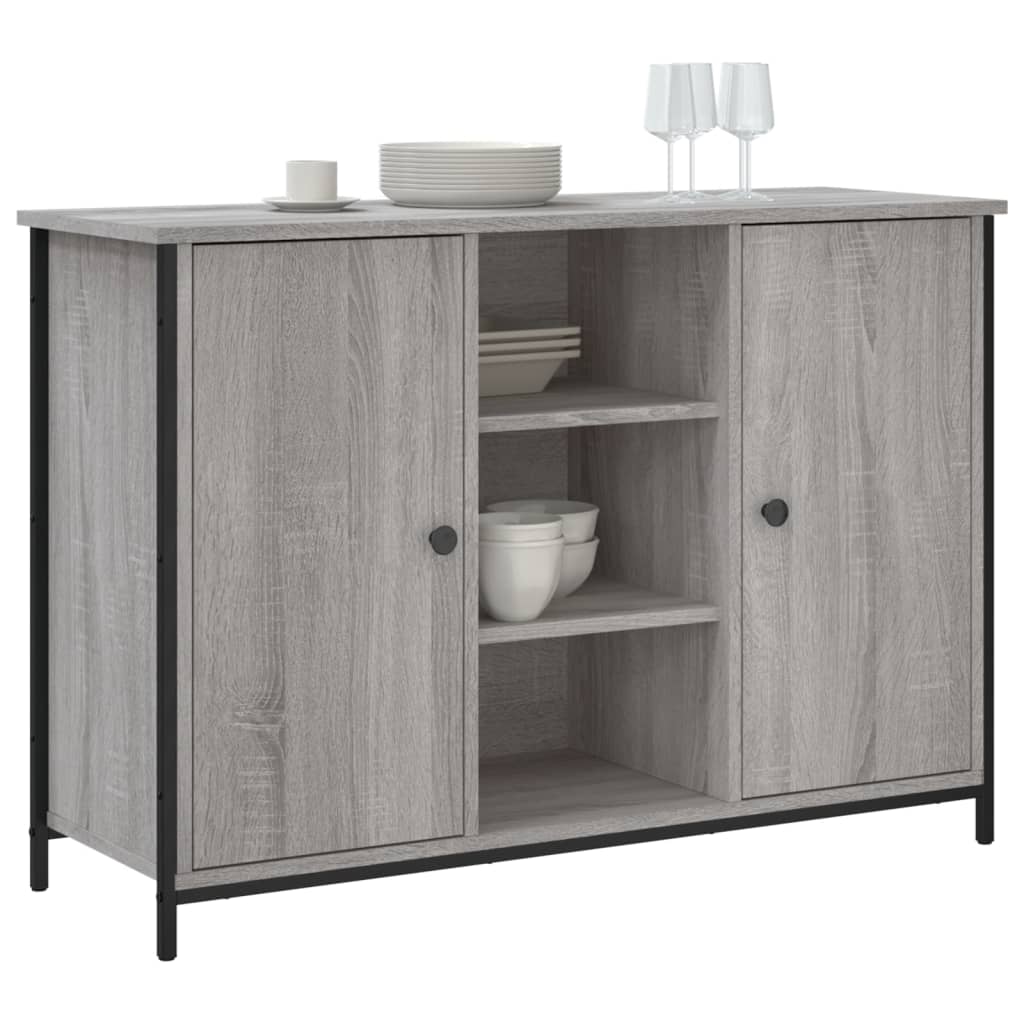 Credenza Grigio Sonoma 100x35x70 cm in Legno Multistrato - homemem39