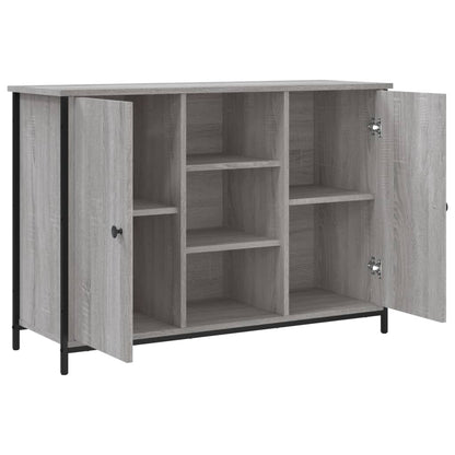 Credenza Grigio Sonoma 100x35x70 cm in Legno Multistrato - homemem39