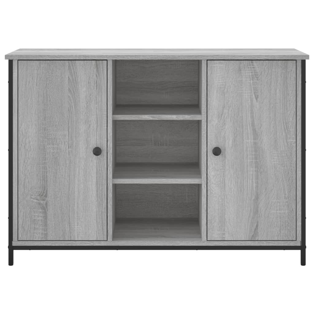 Credenza Grigio Sonoma 100x35x70 cm in Legno Multistrato - homemem39