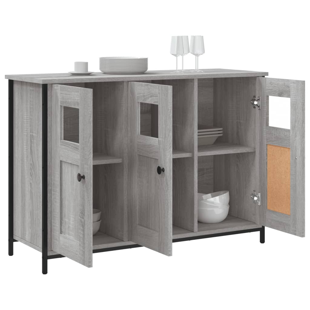 Credenza Grigio Sonoma 100x35x70 cm in Legno Multistrato - homemem39