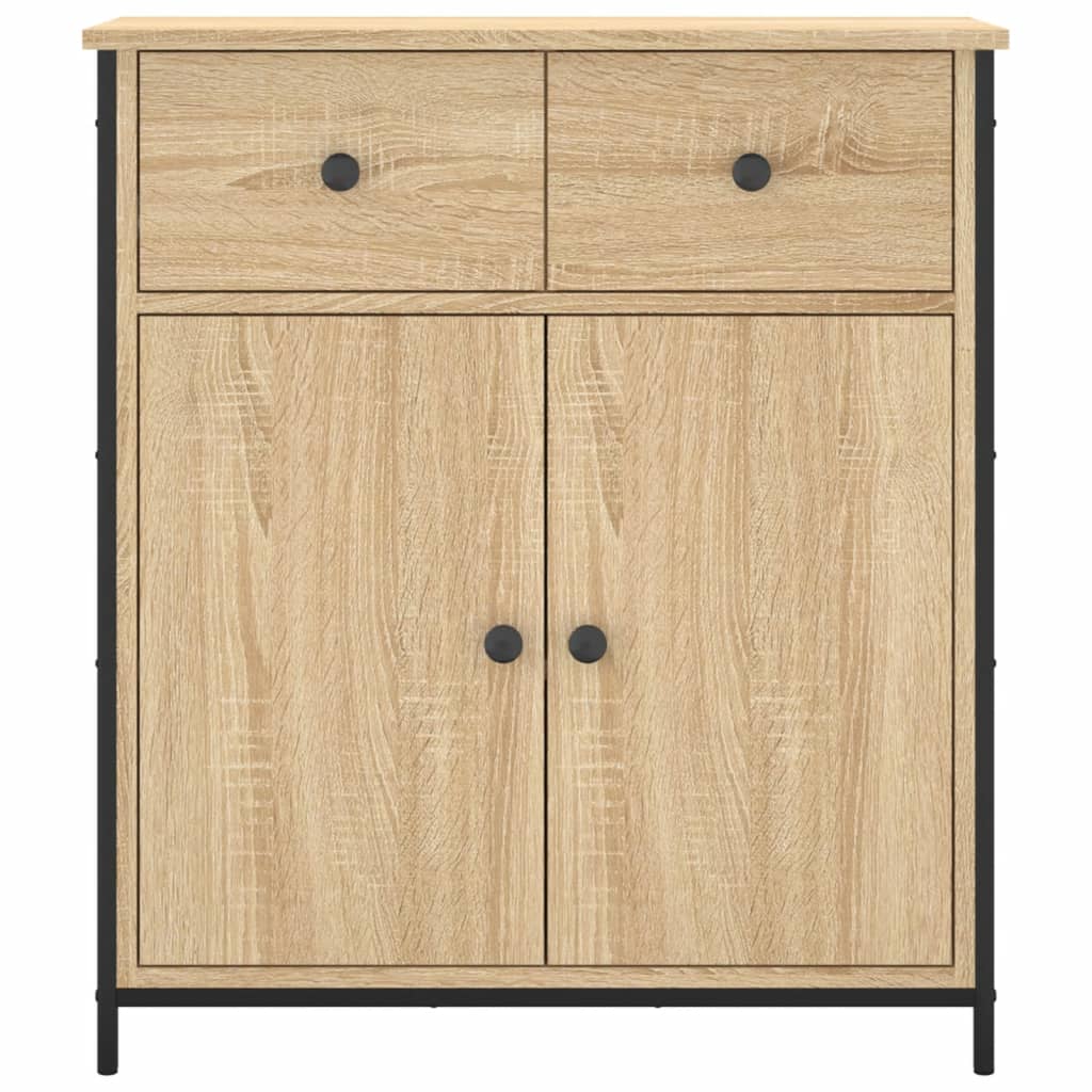 Credenza Rovere Sonoma 70x30x80 cm in Legno Multistrato - homemem39