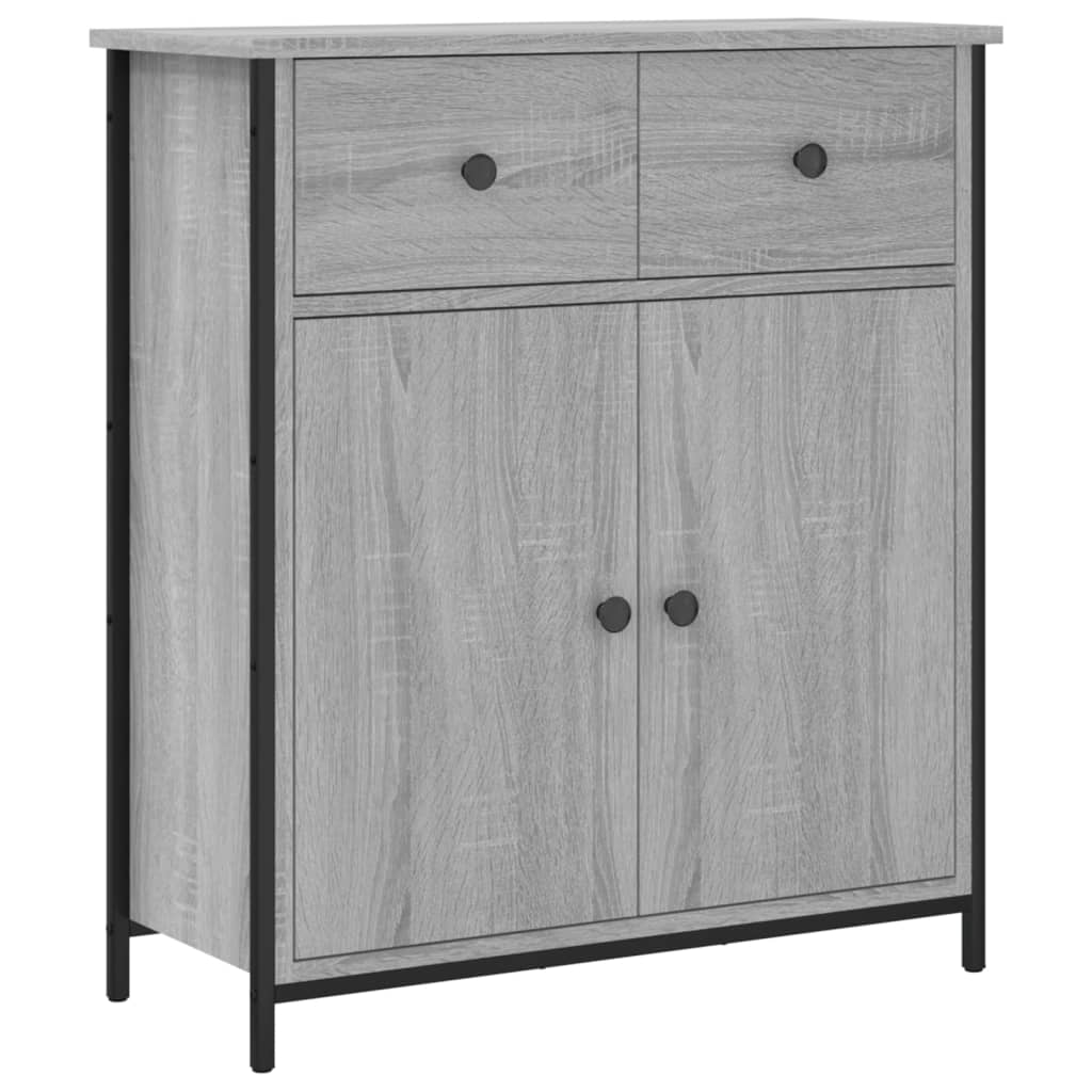 Credenza Grigio Sonoma 70x30x80 cm in Legno Multistrato - homemem39