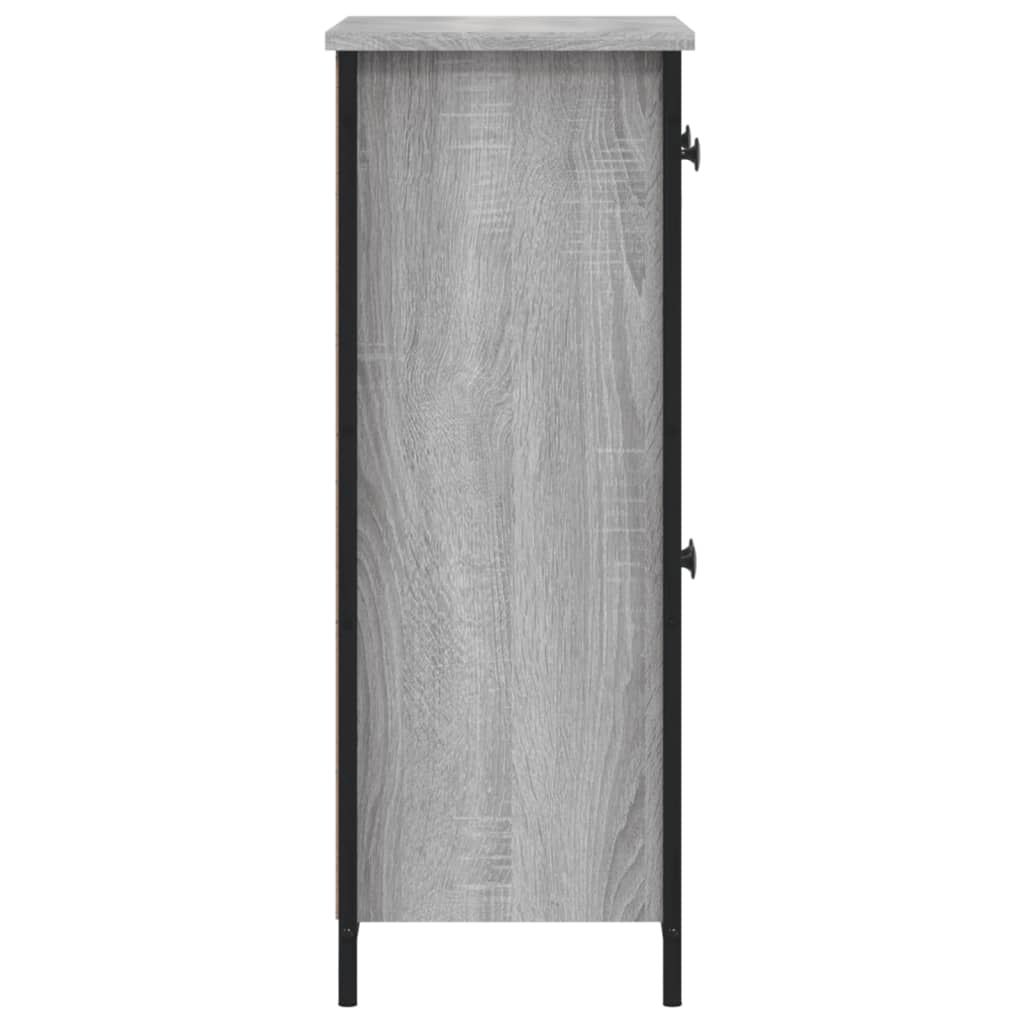 Credenza Grigio Sonoma 70x30x80 cm in Legno Multistrato - homemem39