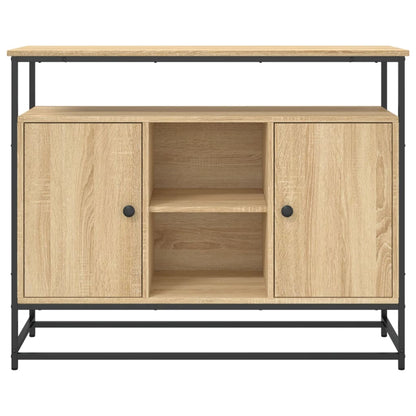 Credenza Rovere Sonoma 100x35x80 cm in Legno Multistrato - homemem39