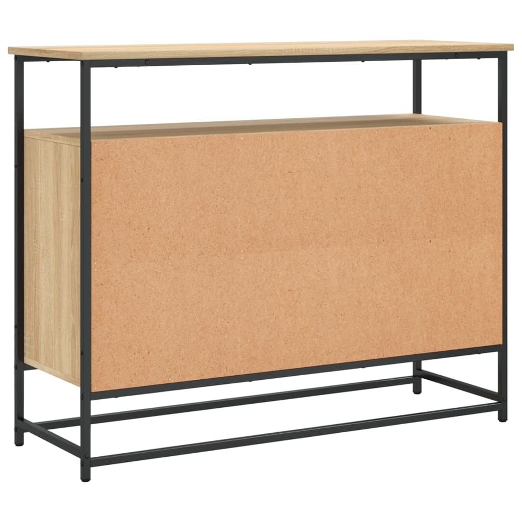 Credenza Rovere Sonoma 100x35x80 cm in Legno Multistrato - homemem39