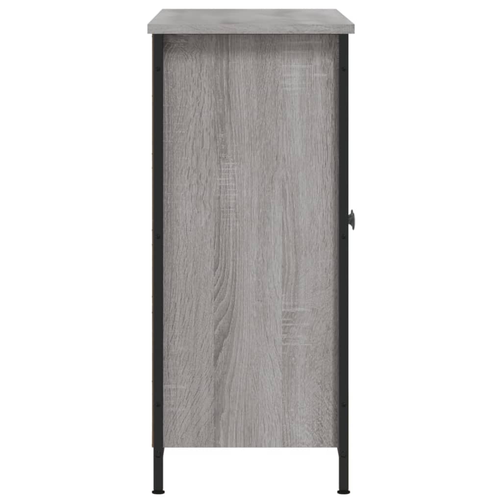 Credenza Grigio Sonoma 100x33x75 cm in Legno Multistrato - homemem39