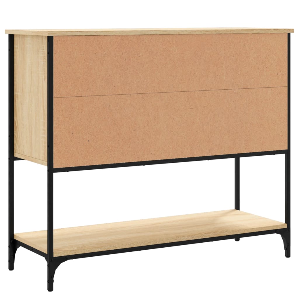 Credenza Rovere Sonoma 100x36x85 cm in Legno Multistrato - homemem39