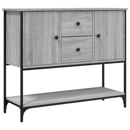 Credenza Grigio Sonoma 100x36x85 cm in Legno Multistrato - homemem39