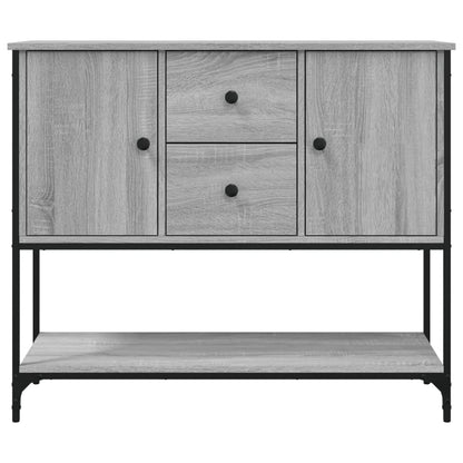 Credenza Grigio Sonoma 100x36x85 cm in Legno Multistrato - homemem39