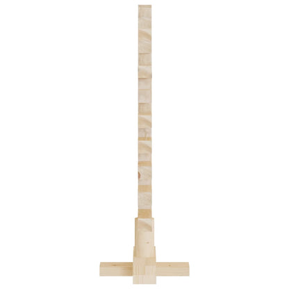 Albero di Natale Decorativo in Legno 60 cm Legno Massello Pino - homemem39