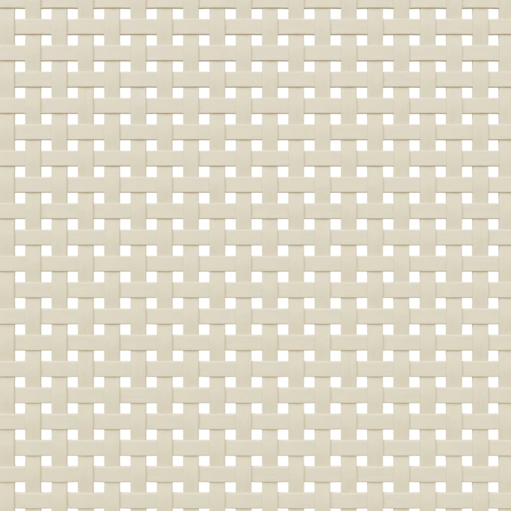 Comodino SENJA Aspetto Rattan Bianco 40x35x80 cm in Legno Pino - homemem39