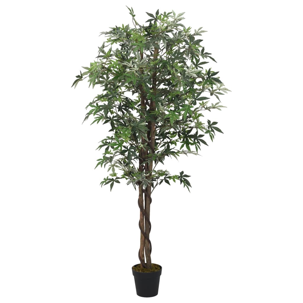 Acero Artificiale 336 Foglie 120 cm Verde - homemem39