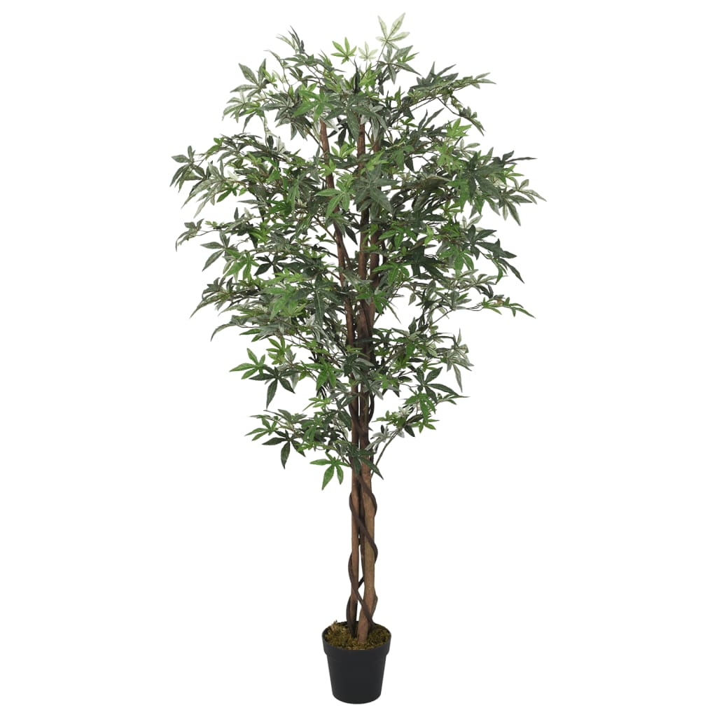 Acero Artificiale 336 Foglie 120 cm Verde - homemem39