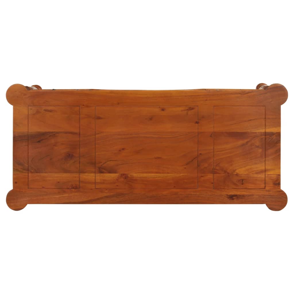 Scrivania con Cassetti 110x50x76 cm in Legno Massello di Acacia - homemem39