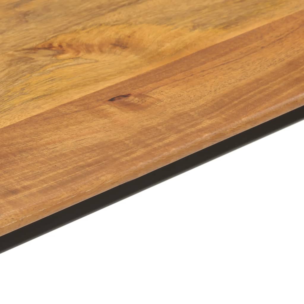 Tavolo Consolle 110x40x76 cm in Legno Massello di Mango e Ferro - homemem39