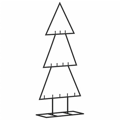 Albero di Natale Decorativo in Metallo Nero 60 cm - homemem39