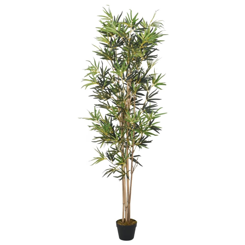 Albero Bambù Artificiale 368 Foglie 80 cm Verde - homemem39