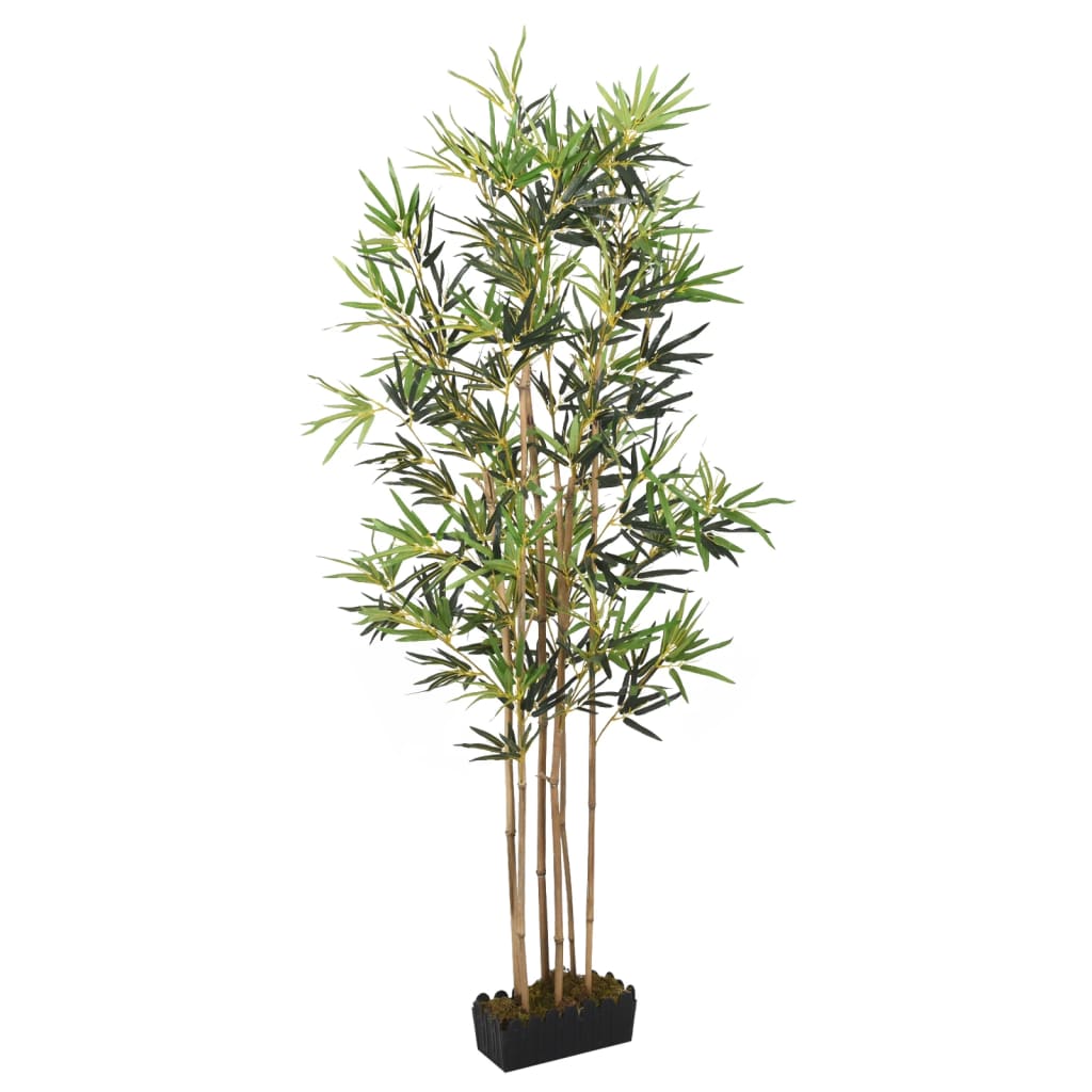 Albero Bambù Artificiale 828 Foglie 150 cm Verde - homemem39