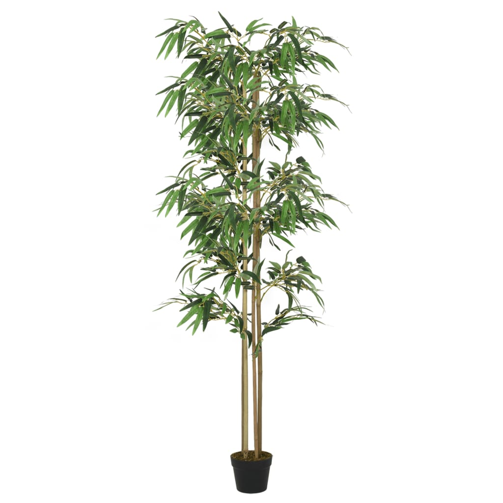 Albero Bambù Artificiale 988 Foglie 150 cm Verde - homemem39