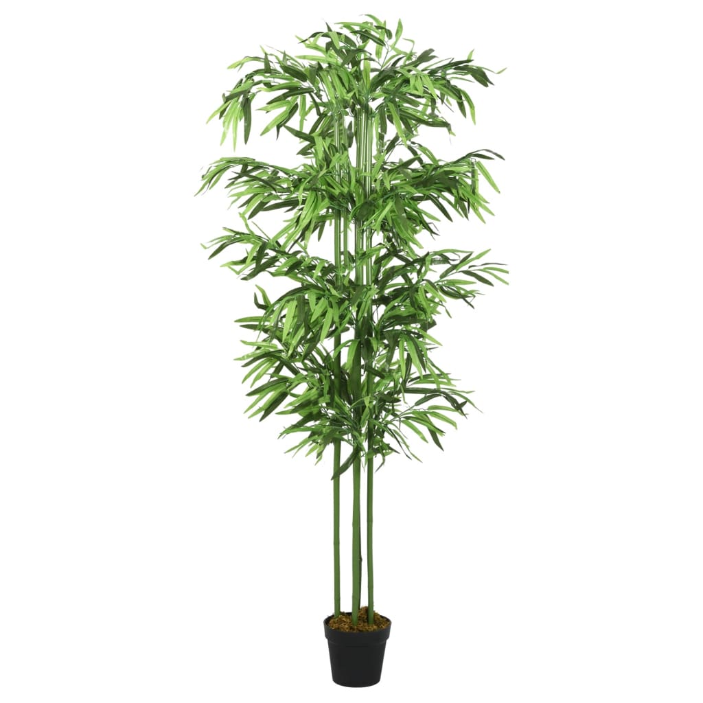 Albero Bambù Artificiale 576 Foglie 150 cm Verde - homemem39