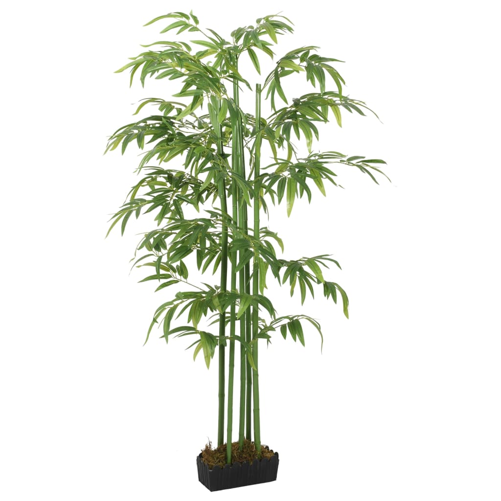 Albero Bambù Artificiale 240 Foglie 80 cm Verde - homemem39