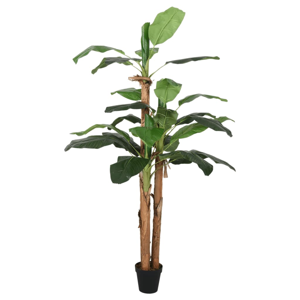 Albero di Banano Artificiale 18 Foglie 150 cm Verde - homemem39