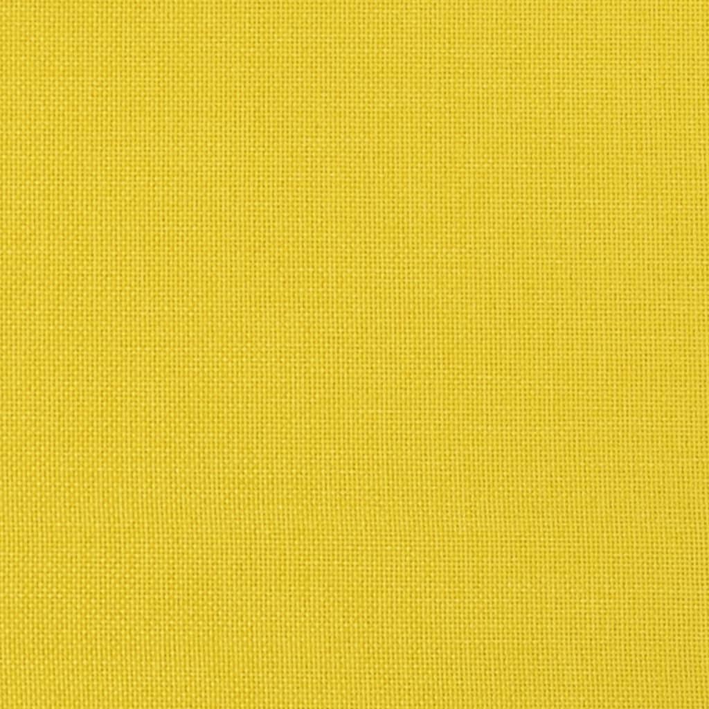 Poltrona Giallo Chiaro 60 cm in Tessuto - homemem39