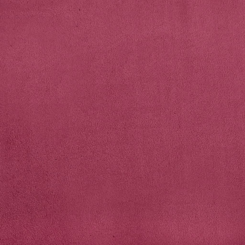 Poltrona Rosso Vino 60 cm Velluto - homemem39