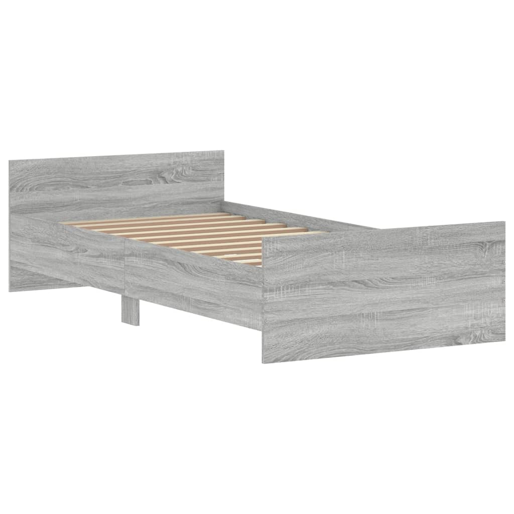 Giroletto Grigio Sonoma 90x190 cm in Legno Multistrato - homemem39