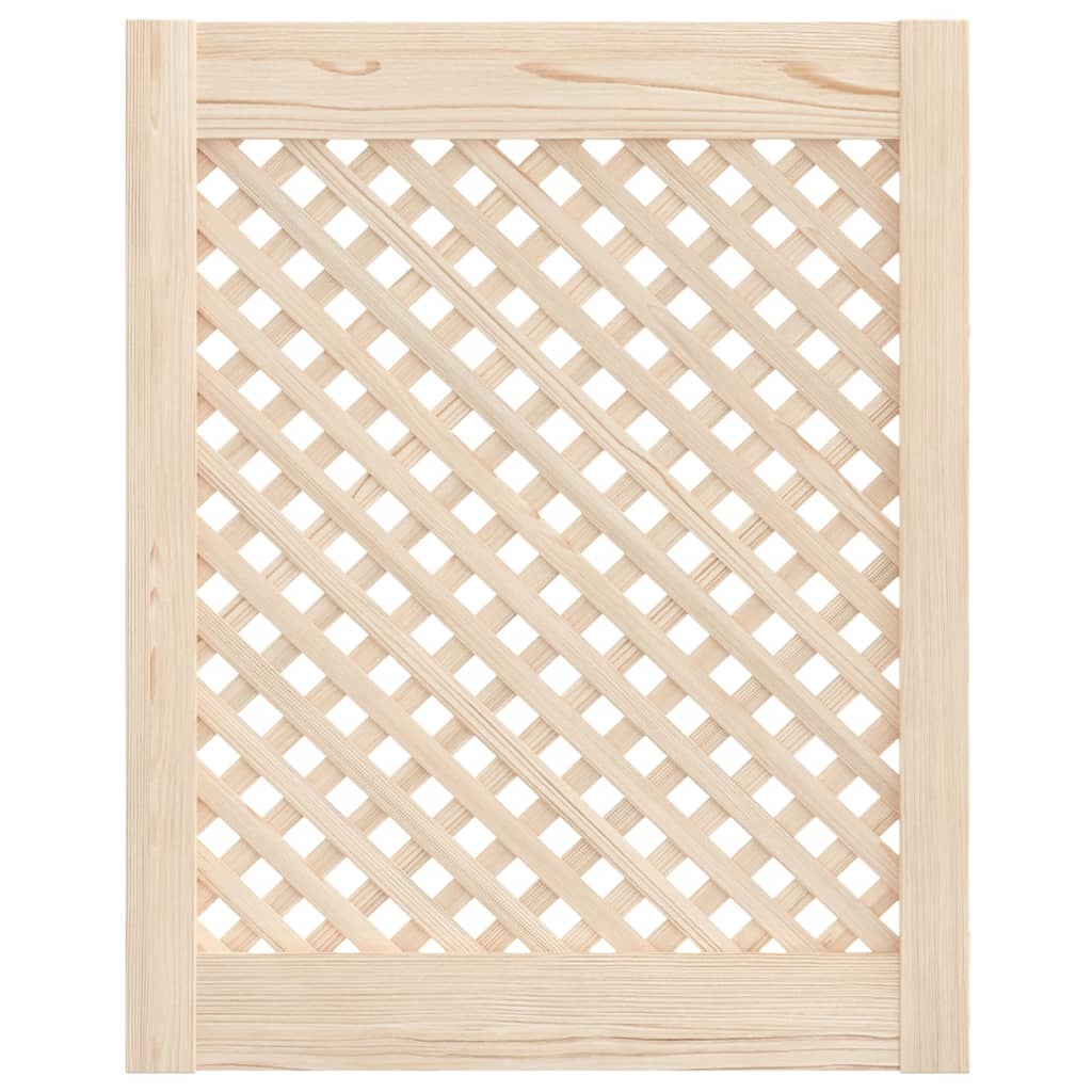 Ante con Design a Reticolo 2 pz 49,5x61,5 cm in Legno di Pino - homemem39