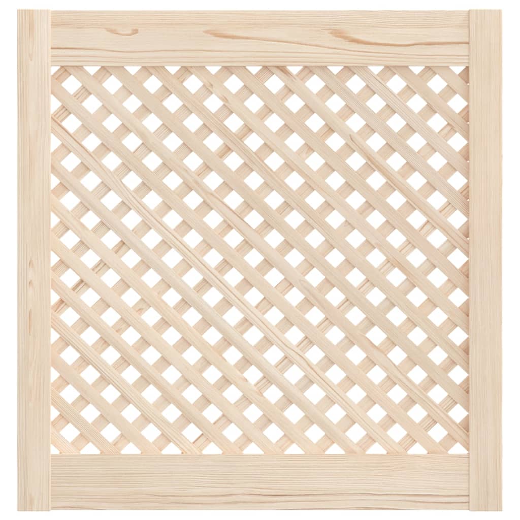 Ante con Design a Reticolo 2 pz 59,5x61,5 cm in Legno di Pino - homemem39