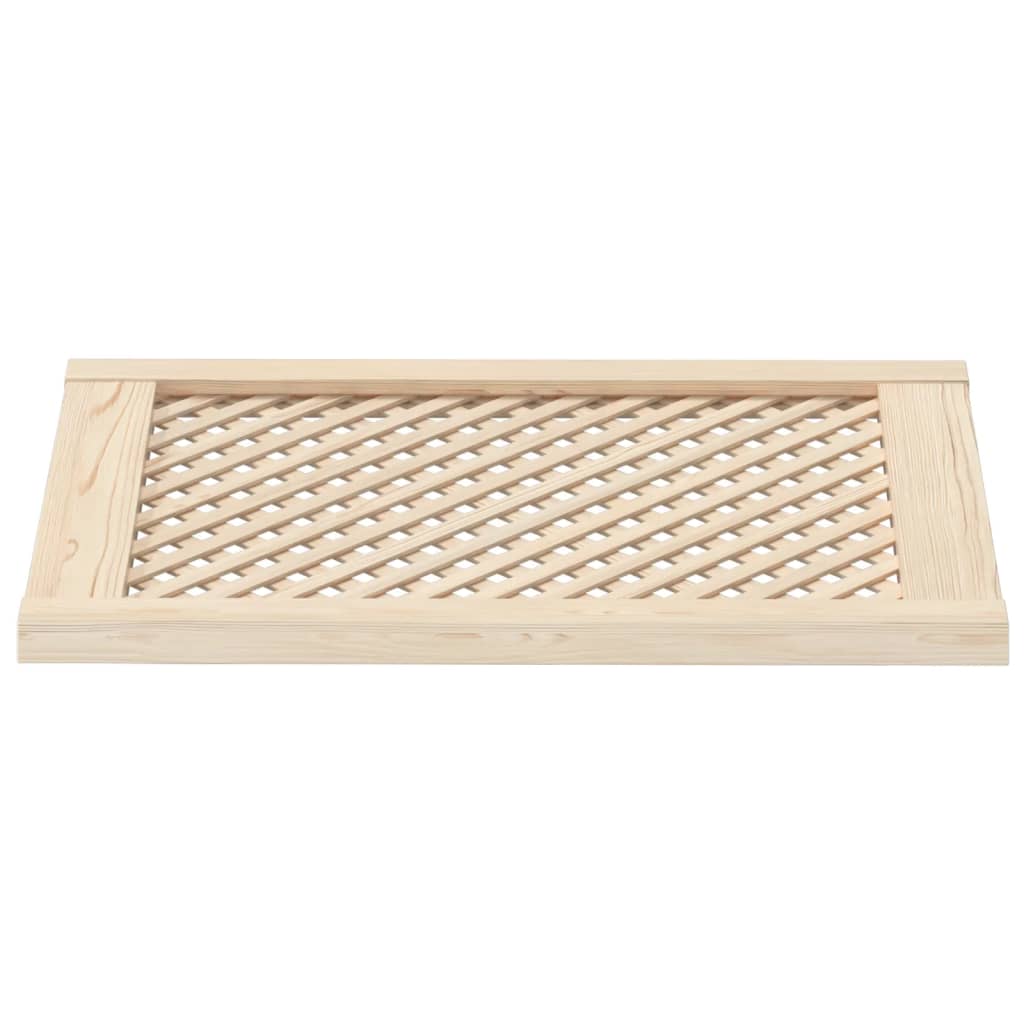 Ante con Design a Reticolo 2 pz 49,5x69 cm in Legno di Pino - homemem39