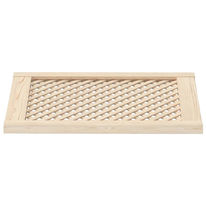 Ante con Design a Reticolo 2 pz 49,5x69 cm in Legno di Pino - homemem39