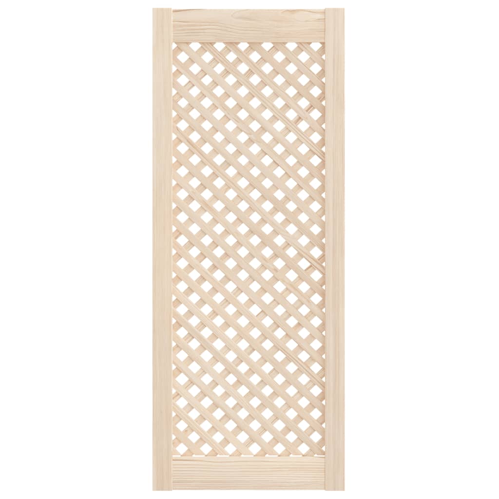 Ante con Design a Reticolo 2 pz 39,5x99 cm in Legno di Pino - homemem39