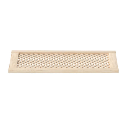 Ante con Design a Reticolo 2 pz 39,5x99 cm in Legno di Pino - homemem39