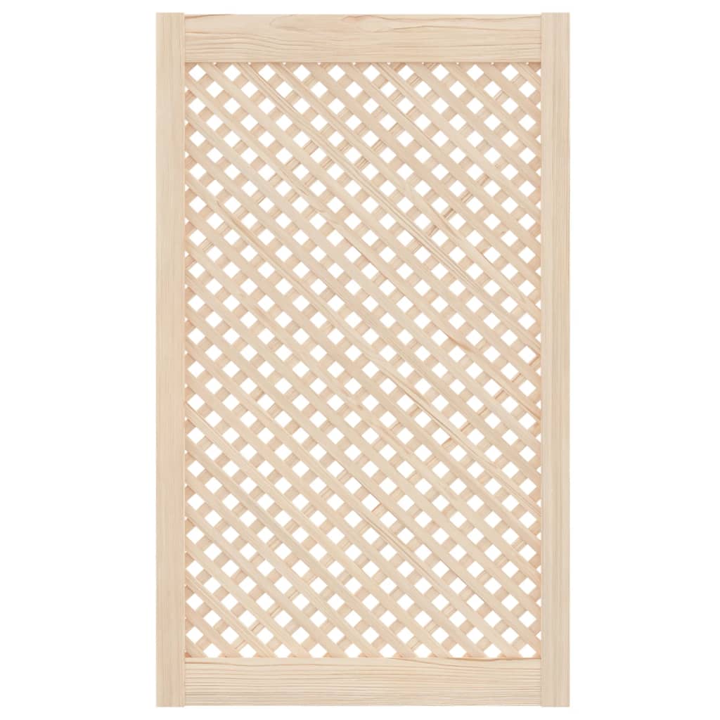 Ante con Design a Reticolo 2 pz 59,5x99 cm in Legno di Pino - homemem39