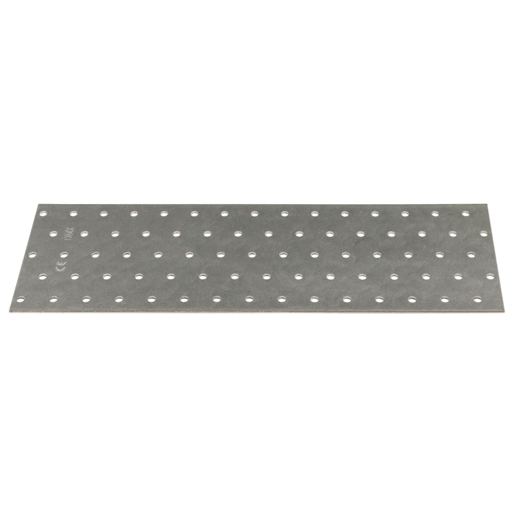 Piastre Forate 20 pz 2 mm 300x100 mm Acciaio Zincato - homemem39