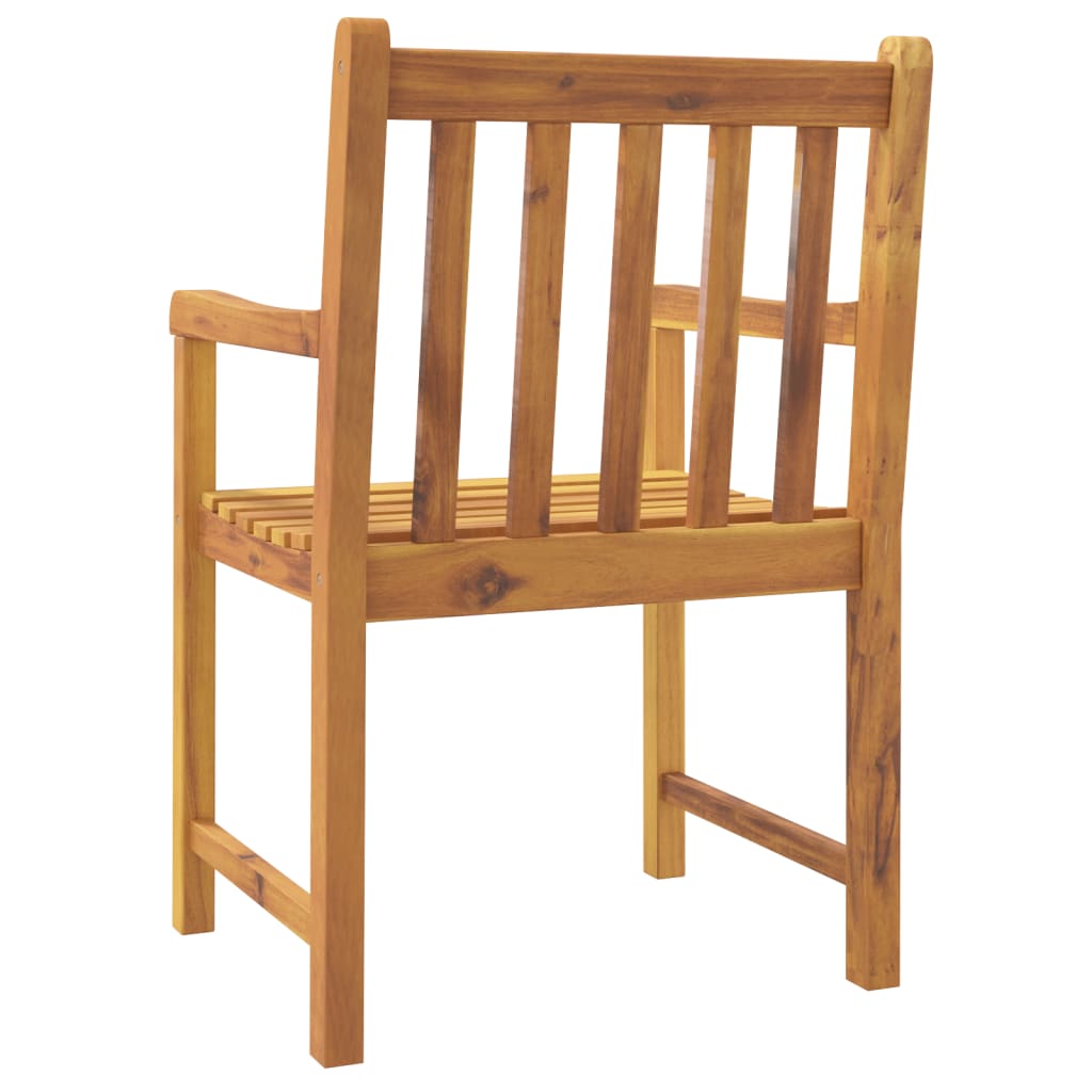 Sedie da Giardino 4 pz 56x55,5x90 cm Legno Massello di Acacia - homemem39