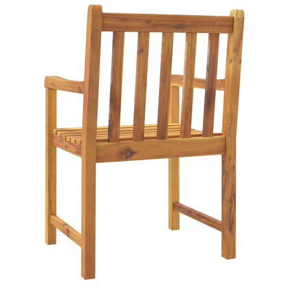 Sedie da Giardino 8 pz 56x55,5x90 cm Legno Massello di Acacia - homemem39