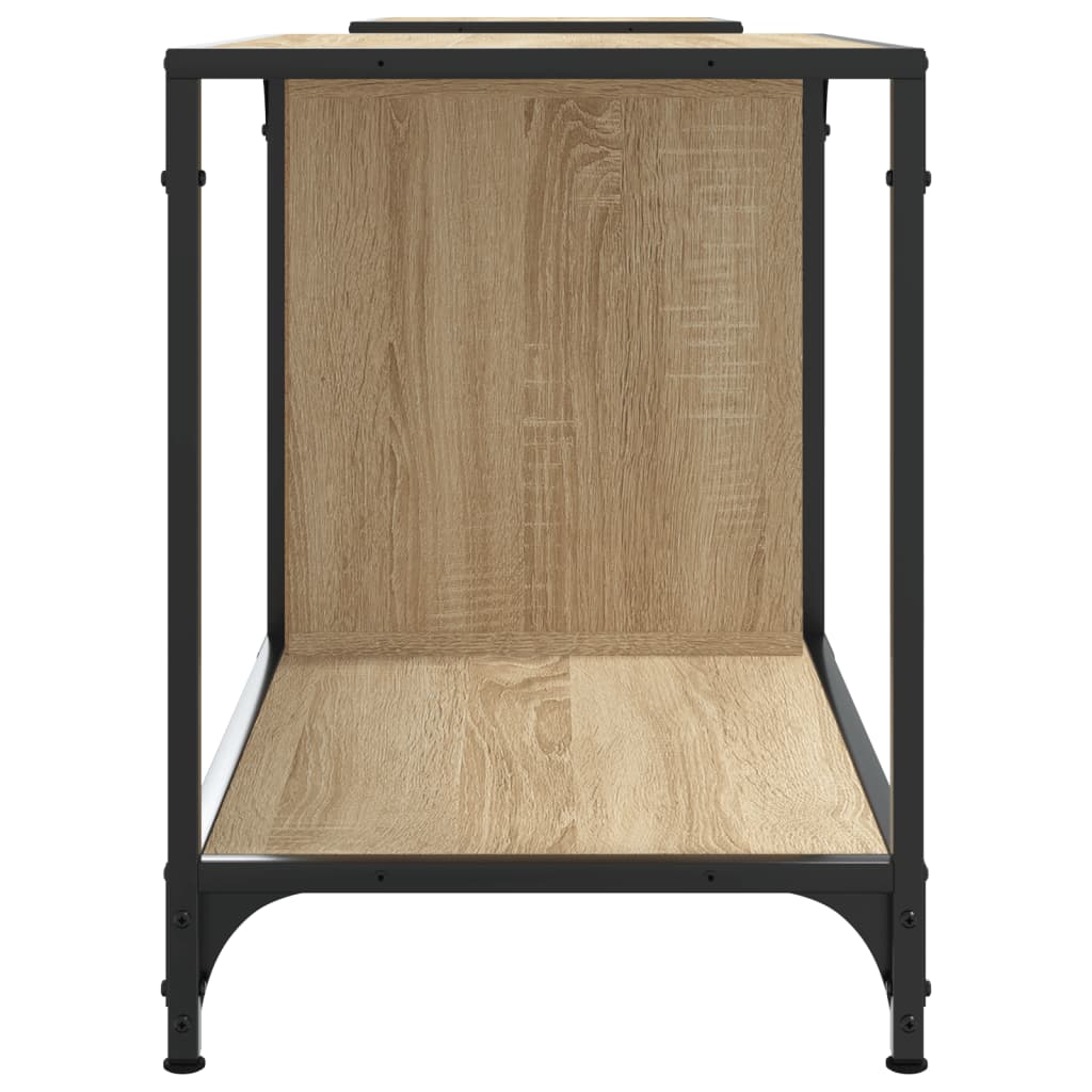 Mobile Porta TV Rovere Sonoma 203x37x50 cm in Legno Multistrato - homemem39