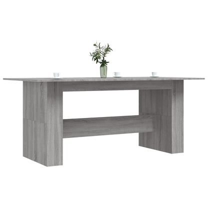 Tavolo da Pranzo Grigio Sonoma 180x90x76 cm Legno Multistrato - homemem39