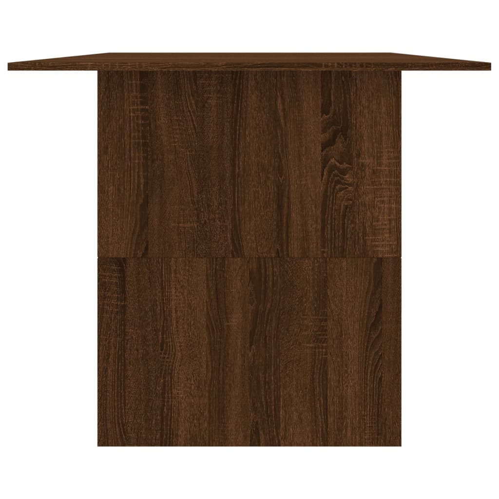 Tavolo da Pranzo Rovere Marrone 180x90x76 cm Legno Multistrato - homemem39