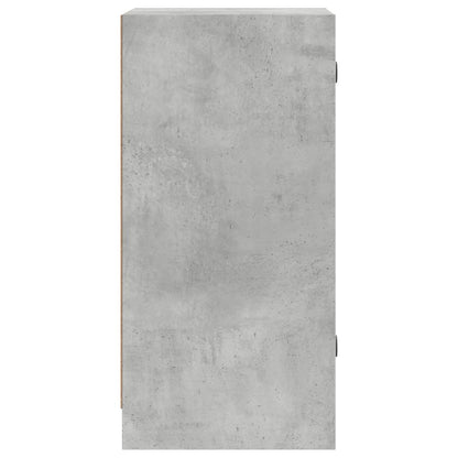 Mobile con Ante in Vetro Grigio Cemento 35x37x75,5 cm - homemem39