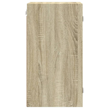 Mobile a Muro con Ante in Vetro Rovere Sonoma 35x37x68,5 cm - homemem39